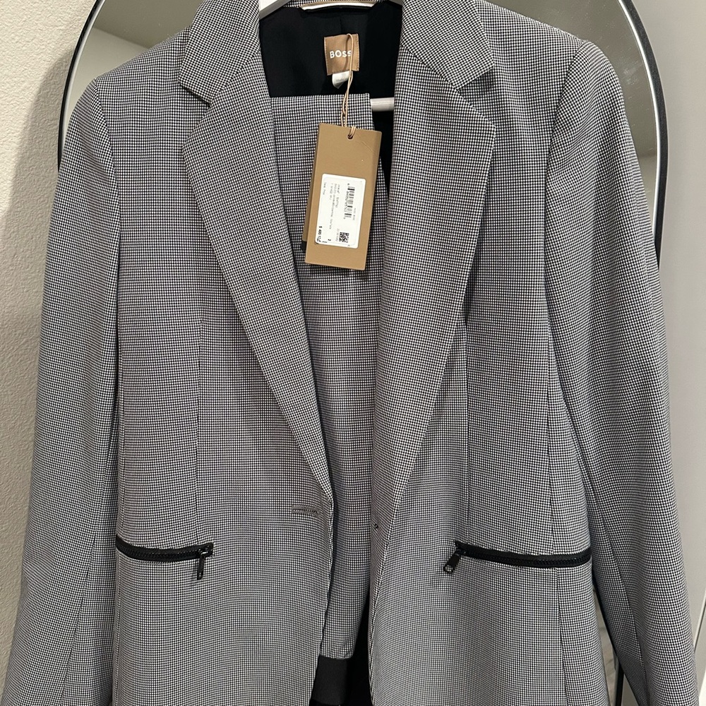 Hugo Boss Women's Classic Gray Suit Jacket